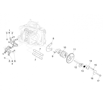 Nokkenas - Nokkenastandwiel - Tuimerlaars Piaggio MP3 500 LT Business 2014-2016