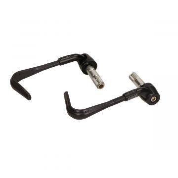 Handbescherm set aluminium 18 20mm zwart Polini 341.0035