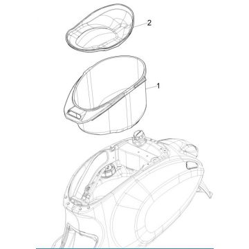 Helmbak Vespa Primavera 125 3V IE ABS
