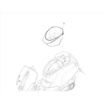 Helmbak Vespa Elettrica 2018-2019