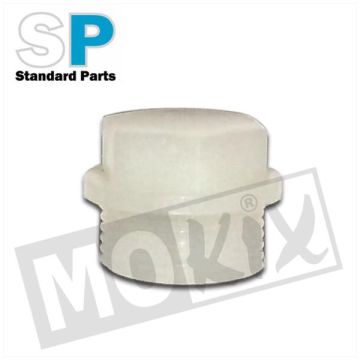Olievulplug Puch voetversnelling pvc wit