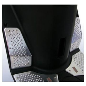 Trittbeinleisten Gummi Vorne neu Dink Aluminium Kymco original 2-Stücke