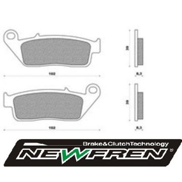 Remblokkenset Newfren FD0132 Kevlar