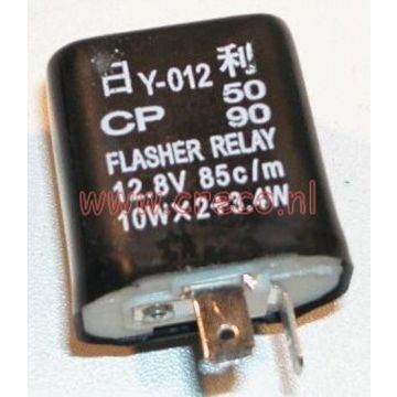 Knipperlicht relais Piaggio Zip 2000&gt;/Primavea/Sprint/Yamaha Aerox/MBK Nitro 2002→/F12/F15/Typhoon/Aprilia SR
