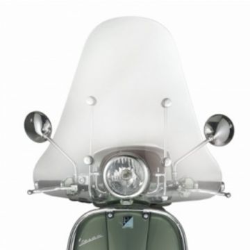 Bevestigingsset windscherm hoog Vespa LXV chroom origineel 60605089M