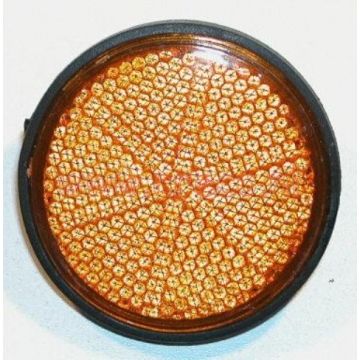 Reflector rond 60mm m6 universeel oranje