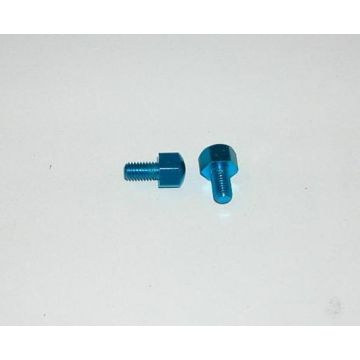 Spiegeldop boutset M8 blauw