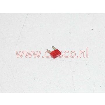 Steekzekering 10A klein 10 stuks