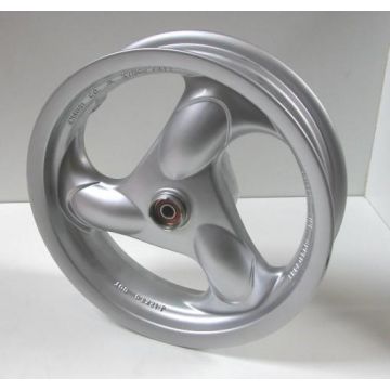 Voorwiel / Velg Kymco Super 9 zilver