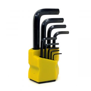 Gereedschap inbus set 9-delig in houder