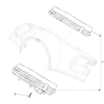 Kilometerteller - Cockpit Vespa Primavera 125 3V IE ABS