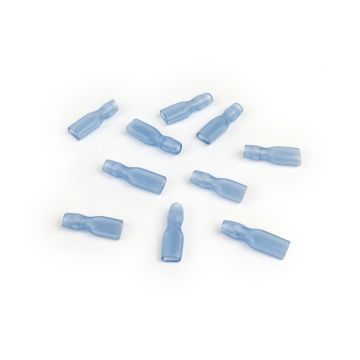 Isolatie voor kabelschoen platte houder 4,8 mm diameter =  DIN 46343 10 stuks.