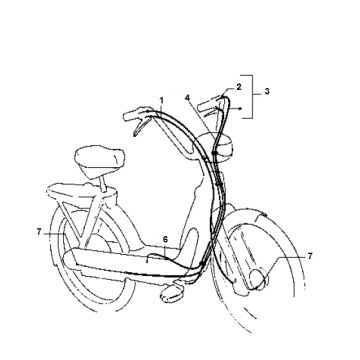 Gaskabel - Remkabel Kilometertellerkabel Piaggio Ciao