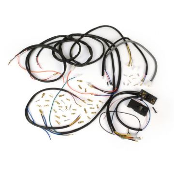 Ombouw kabelboomset (inclusief lichtschakelaar) BGM PRO,Vespa AC Ombouw naar elektronische ontsteking (Vespatronic) Vespa Smallframe V50 Special