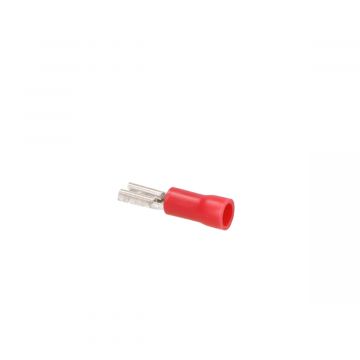 Kabelschoen plat vrouw 2.80mm rood 25 stuks