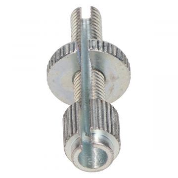 Kabelstelbout M7 met gleuf 3cm lengte universeel aluminium