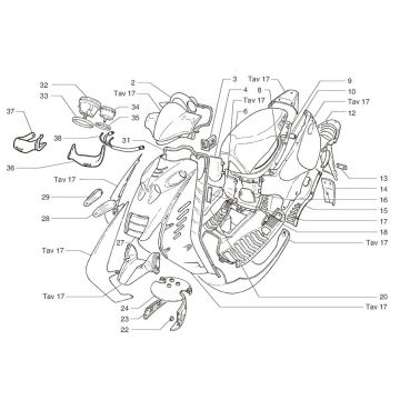 Kappen - Beplating Beta Ark-k 50 2-takt AC zwart 2008