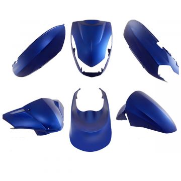 Kappenset Peugeot Kisbee blauw mat 6-delig