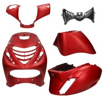 Kappenset Piaggio ZIP SP Piaggio Zip 2000 rood mat DMP 5-delig