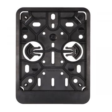 Kentekenplaat houder zwart scooter/brommer klein Belgie 10cm breed/12 cm hoog