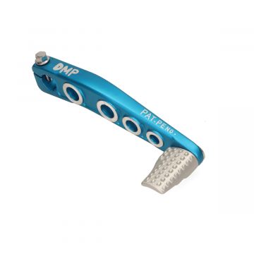 Kickstart pedaal Piaggio 2-takt blauw aluminium DMP