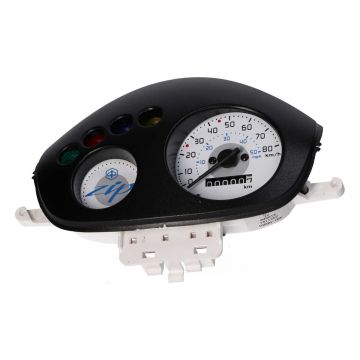 Km tellerset witte wijzerplaat Zip 4-takt Zip vanaf 2009 Piaggio origineel 640018