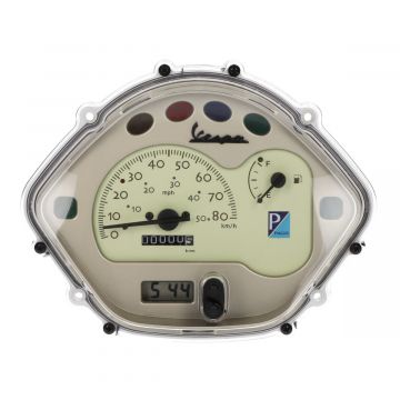 Cockpit/kilometerteller compleet Vespa LX 2/4-takt 50 2005-2013