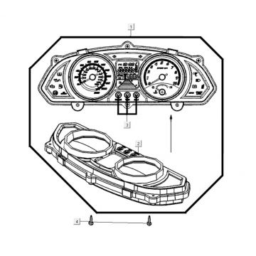 Kilometerteller - Cockpit - Kilometertellerkabel Kymco Myroad 700i