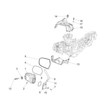 Kleppendeksel Vespa Sprint 125 3V IE ABS Euro 5 2021