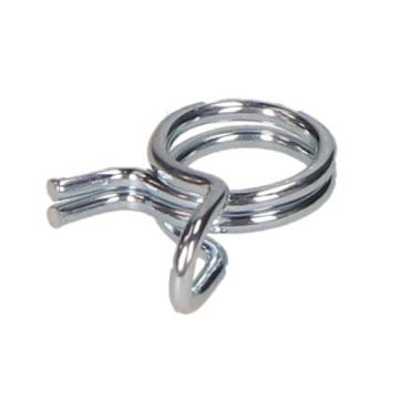 Knijpveerklem olieslang/luchtslang/benzineslang 7mm 10 stuks