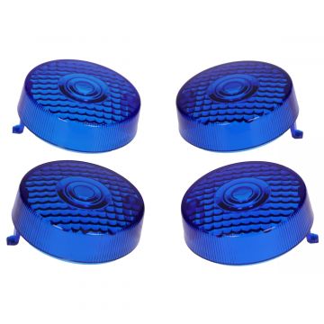 Knipperlichtglas set Honda Wallaroo blauw