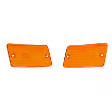 Knipperlichtglas set Vespa PK50XL oranje 1985-> rechts achter/links achter