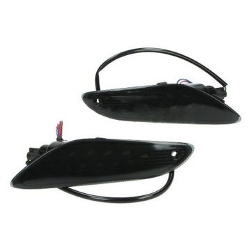Knipperlicht set led Vespa Primavera/Sprint zwart Audi Look achterzijde DMP