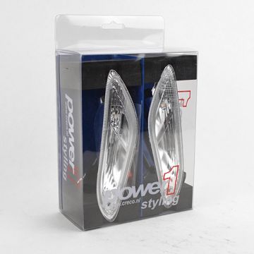 Knipperlichtset Power 1 LED dagrijdverlichting Vespa Primavera/Sprint helder achterzijde (inclusief kabelboom)