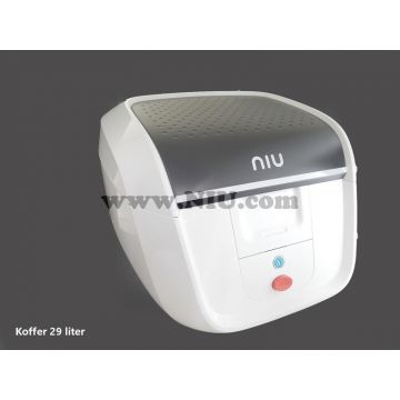 Topkoffer 29 liter wit Niu N1S M+ origineel