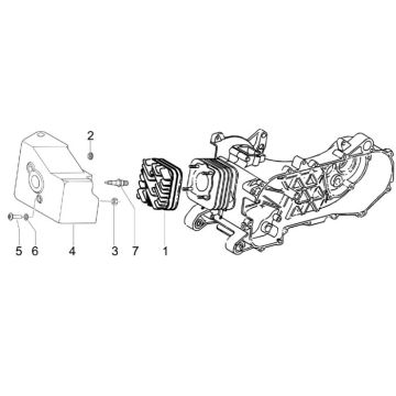 Oliefilter Piaggio Zip 2000 2-takt AC