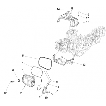 Kleppendeksel - Bougie Vespa Sprint 125 3V IE ABS