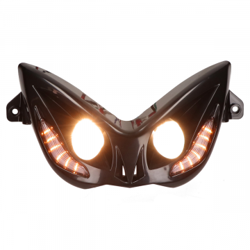 Koplamp + led lamp mod. audi aerox zwart DMP