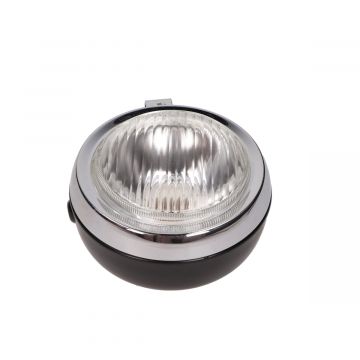 Koplamp Puch Maxi rond zwart-93155