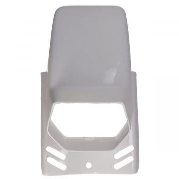 Koplampspoiler Puch Maxi/Gilera Citta vierkant wit