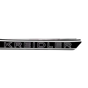 Kreidler Tanktransfer/Aufkleber. Schwarz/Weiß.