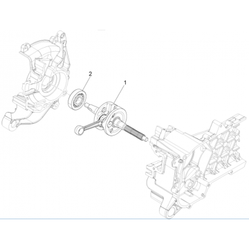 Krukas Piaggio Liberty 50 4-takt AC IGET 3V Euro 5