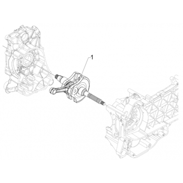 Krukas Piaggio MP3 300 LT Sport 2009-2014