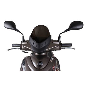 Windscherm laag/cockpitruit smoke-zwart SYM Orbit 1/2 / Symply / X-Pro 50-125cc origineel KIT53270-ABA-000