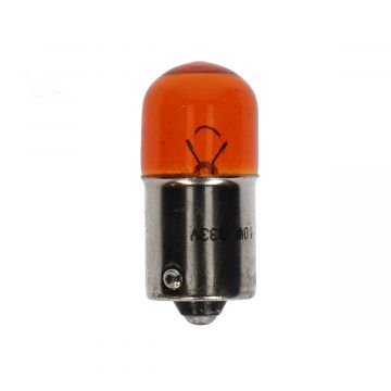 Lamp 12V/10W R10W BA15S oranje Flosser
