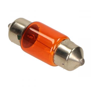 Lamp 12 Volt/5 W 10x31 oranje buis