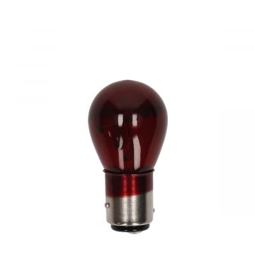 Lamp S2 BA20d 12V 21/5W rood