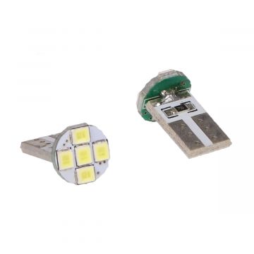 Lamp LED T10 12V 1.5W 500 lumen SMD wit