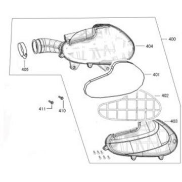 Luchtfilter Berini Sprint bruin