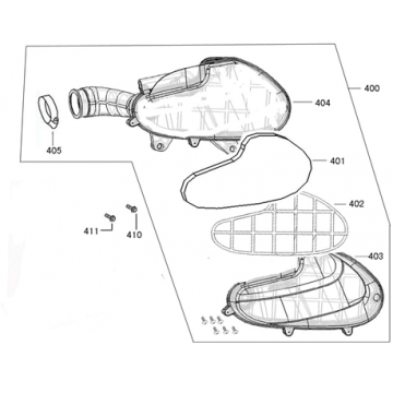 Luchtfilter Turbho RL zwart